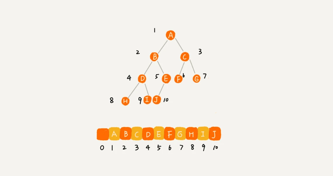23 _ 二叉树基础（上）：什么样的二叉树适合用数组来存储？ - 图9