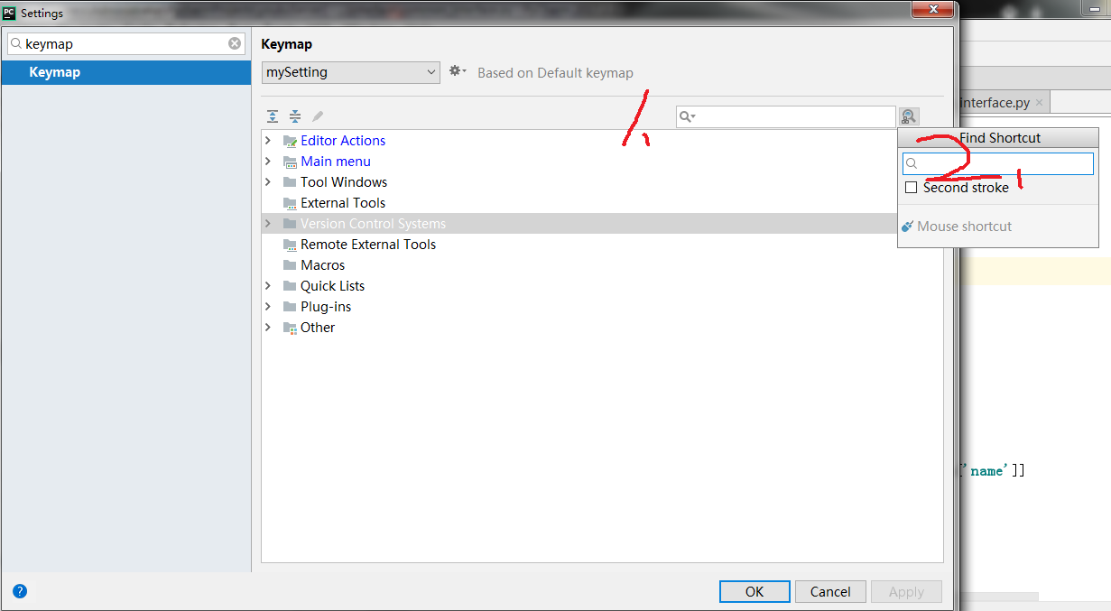 Pycharm 快捷键配置 - 图2