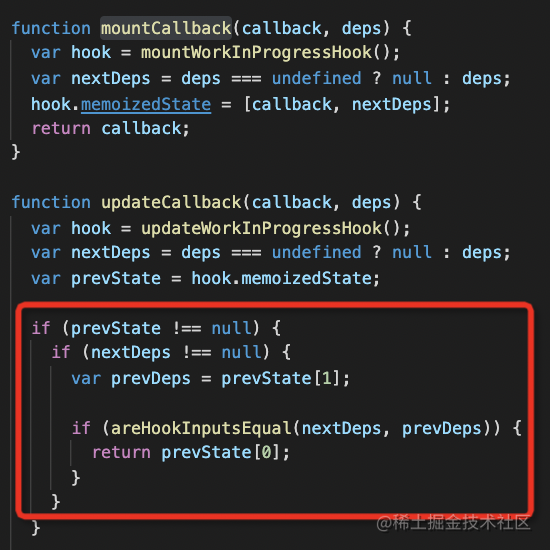 2022/04/11 【从源码理清 useEffectuse、useCallback、useMemo 第二个参数是怎么处理的】 - 图8