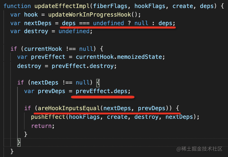 2022/04/11 【从源码理清 useEffectuse、useCallback、useMemo 第二个参数是怎么处理的】 - 图5
