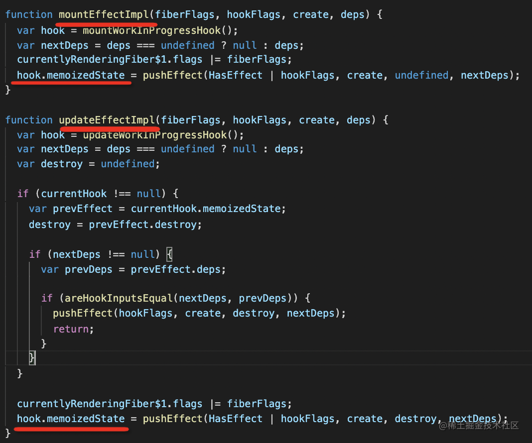 2022/04/11 【从源码理清 useEffectuse、useCallback、useMemo 第二个参数是怎么处理的】 - 图4
