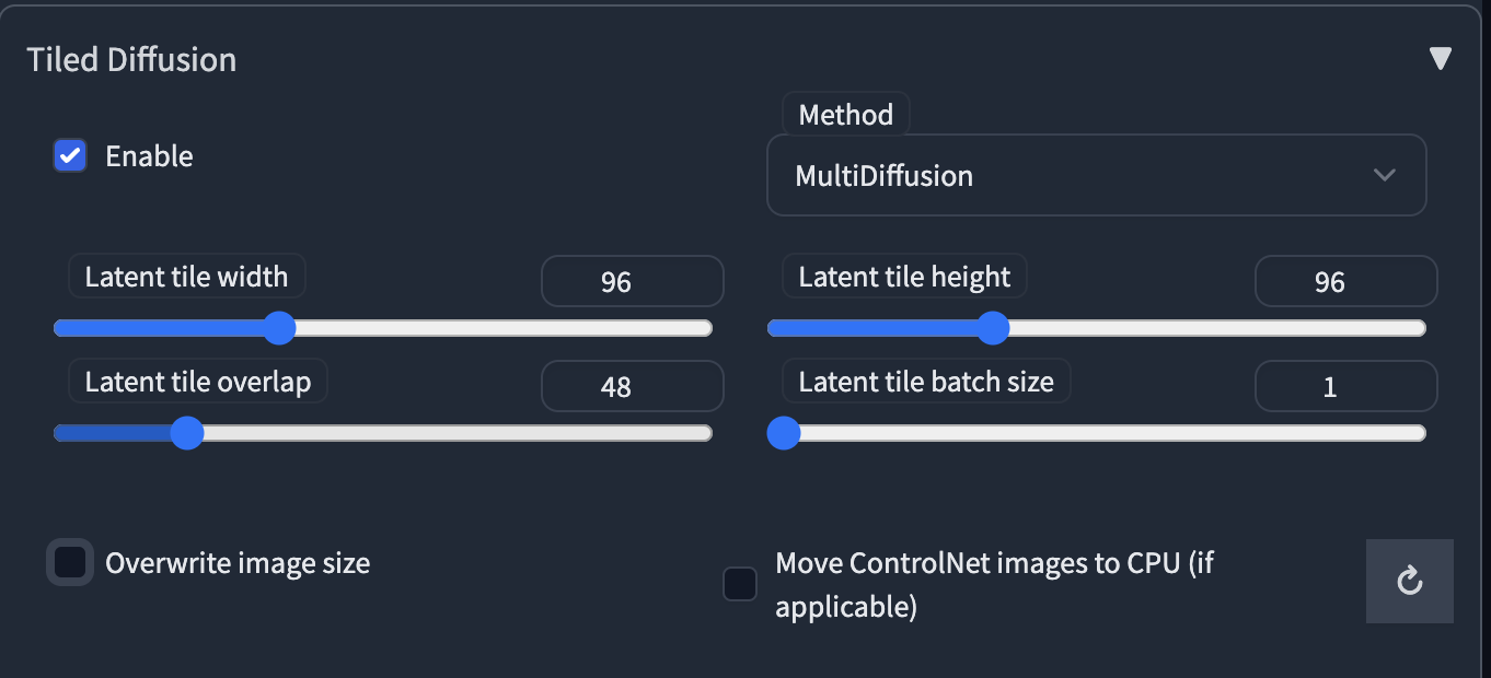 🧩 Tiled Diffusion 分块VAE插件 - 图5