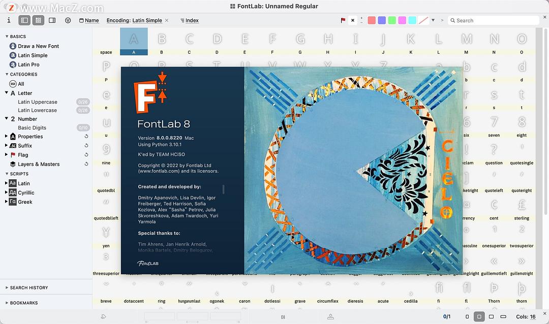专业字体编辑制作软件FontLab 8 激活版 - 图1