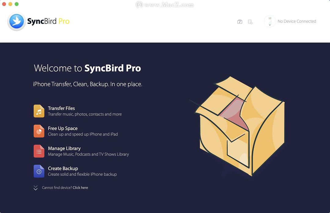 SyncBird Pro(iOS设备数据传输工具)破解版下载 - 图1
