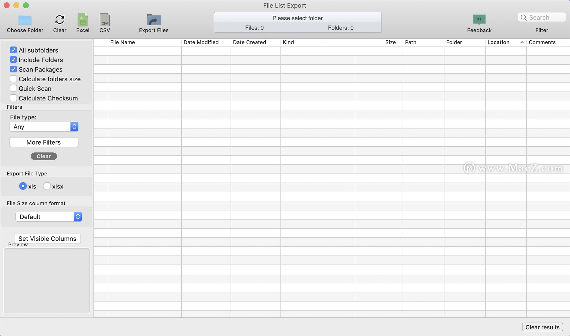 File list Export for Mac(文件列表导出工具)v2.6.8激活版 - 图1