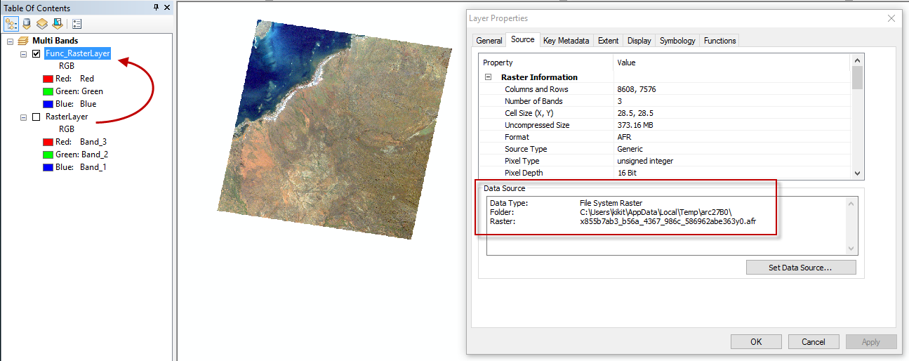 12.arcgis 去除影像黑色边框（nodata） - 图19