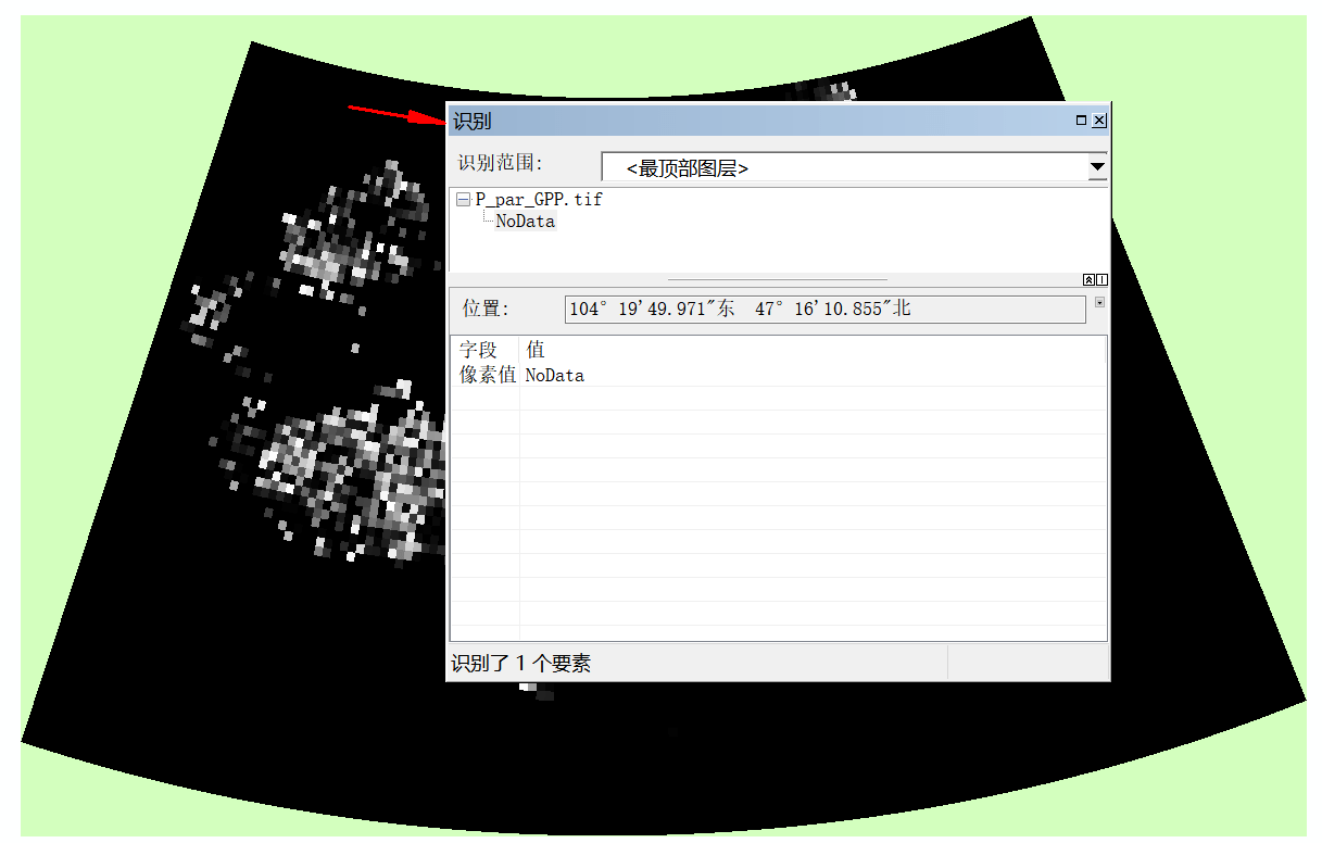 12.arcgis 去除影像黑色边框（nodata） - 图3