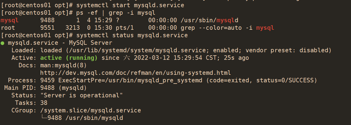 MySQL在Linux下MySQL安装卸载与使用 - 图10