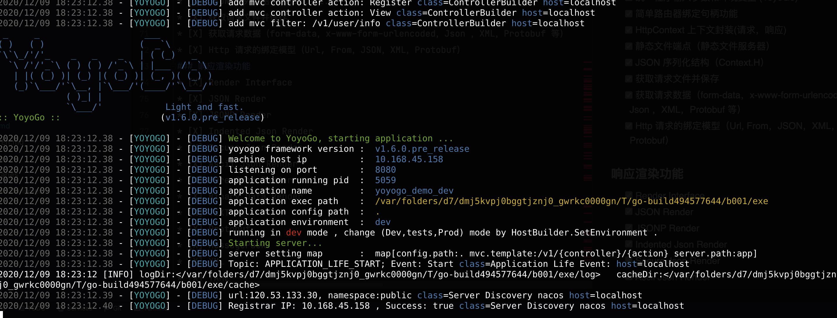 yoyofx/yoyogo: 🦄🌈 YoyoGo is a simple, light and fast , dependency injection based micro-service framework written in Go. Support Nacos ,Consoul ,Etcd ,Eureka ,kubernetes. - 图11