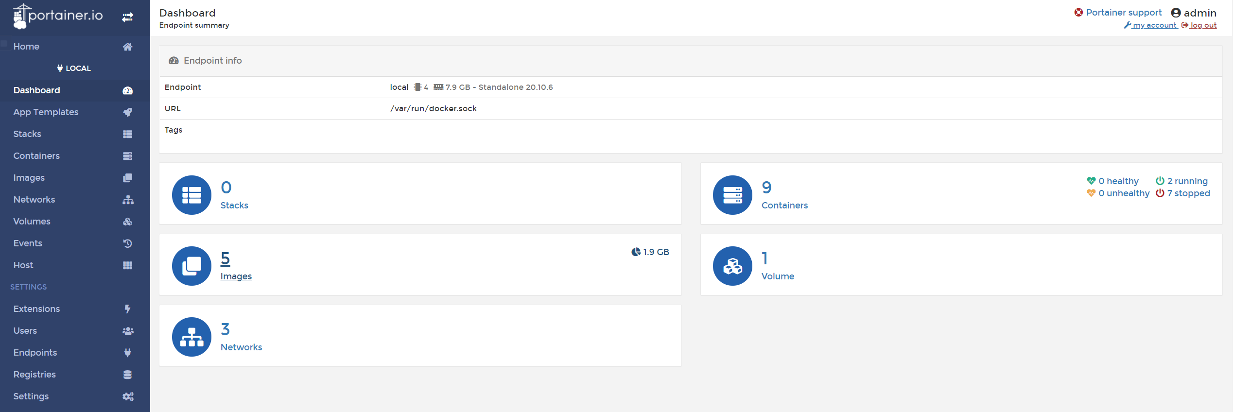 08-Portainer可视化面板安装 - 图4