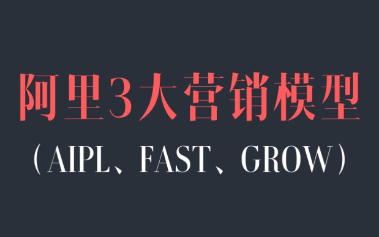 20.01.17 JS策划人-阿里3大营销模型.AIPL,FAST,GROW - 图1