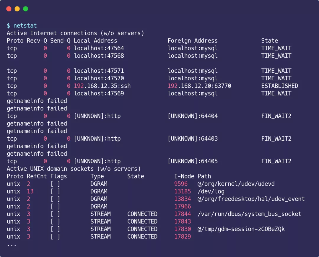 Linux系统下的网络命令 - 图5
