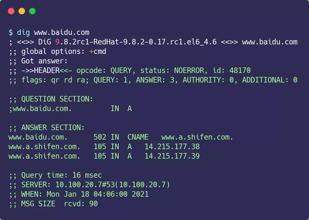 Linux系统下的网络命令 - 图12