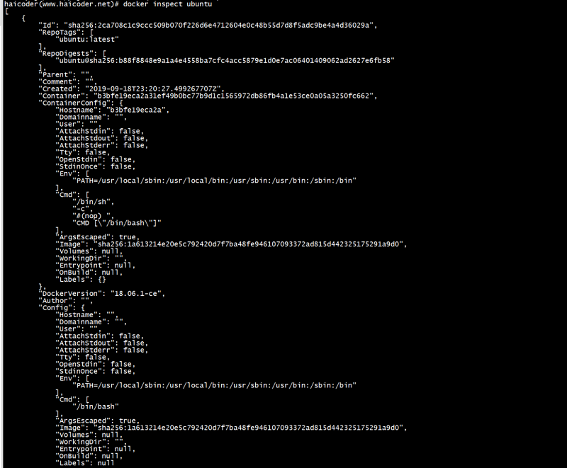 docker inspect命令 - 图1