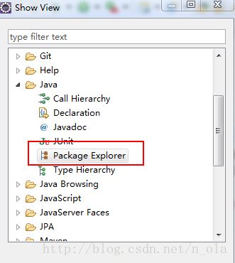 在Eclipse中使用Project Explorer视图与Package Explorer视图_n_ola的博客-CSDN博客 - 图3