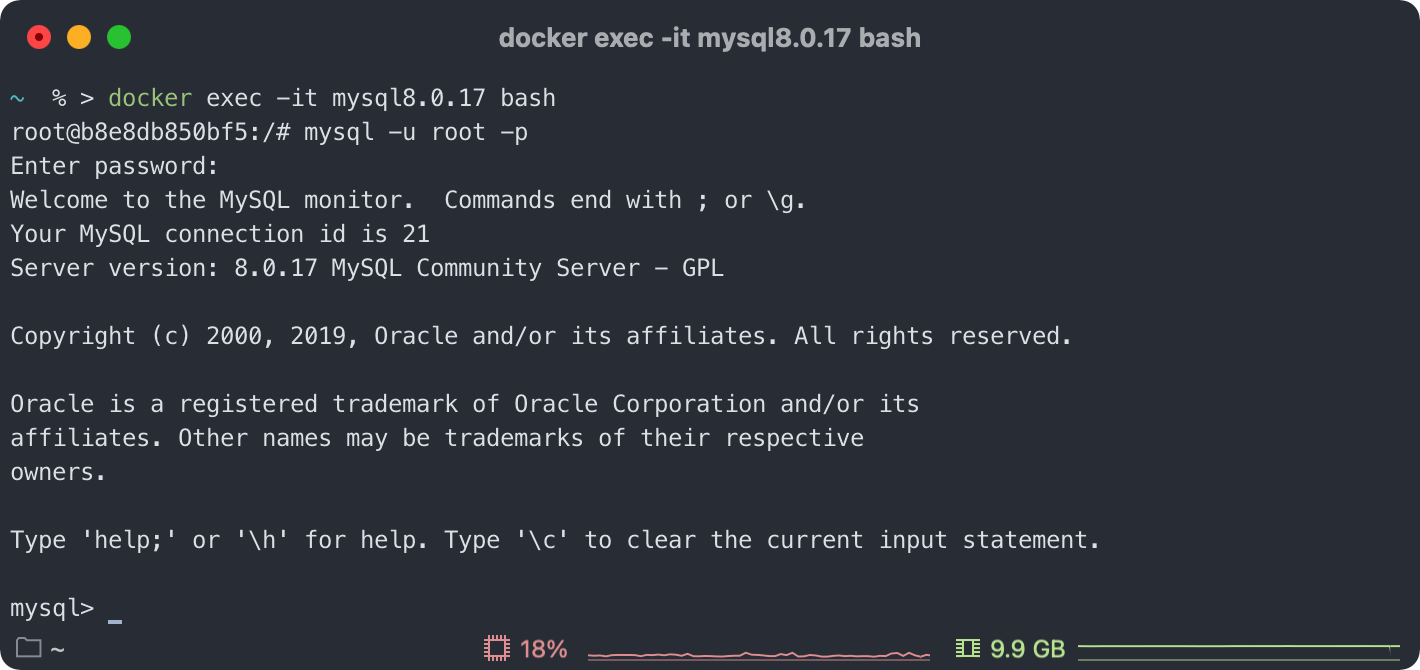 使用 Docker 安装并连接 MySQL - 图2