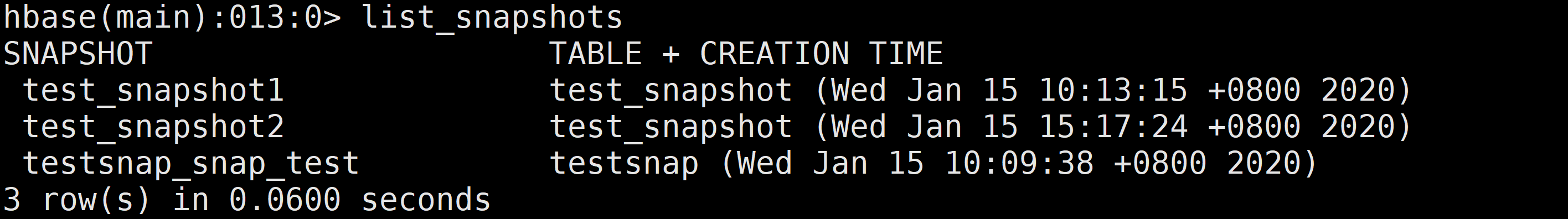 HBase快照表 - 图3