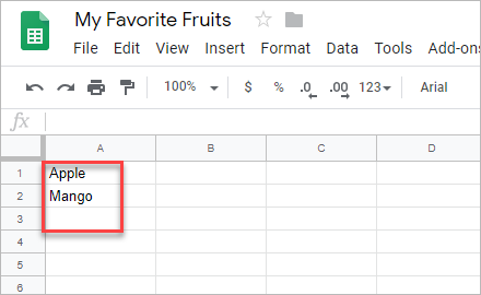 Google Sheets - 图11