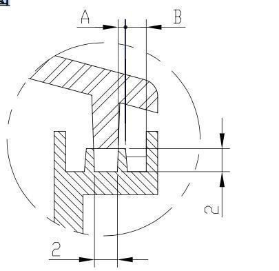 热板焊接机焊接筋构