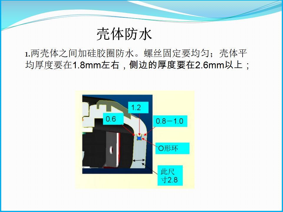 电子产品主要部位防水结构总结 - 图16