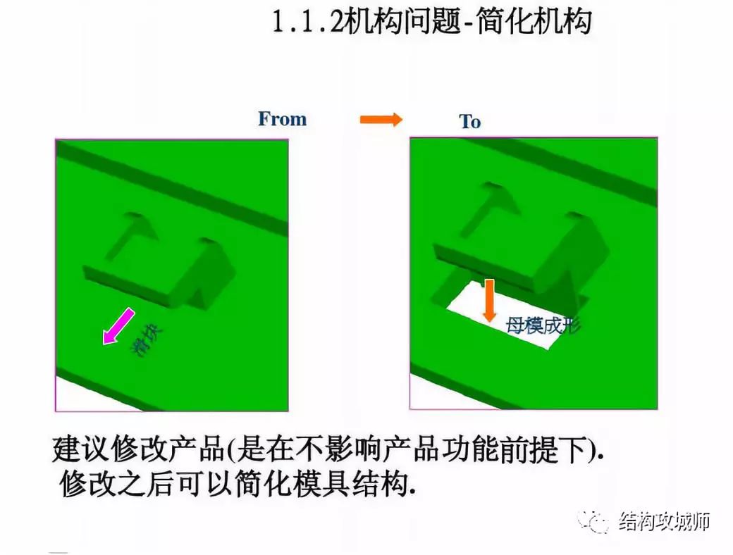 塑胶件结构设计影响开模的10个问题点分析（举例） - 图3