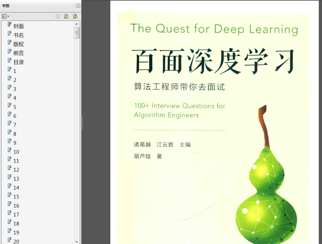 《百面深度学习算法工程师带你去面试》PDF - 图1