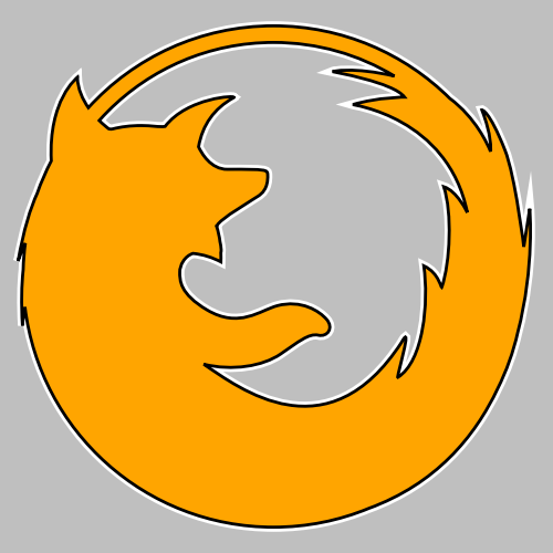 绘制火狐浏览器logo示例