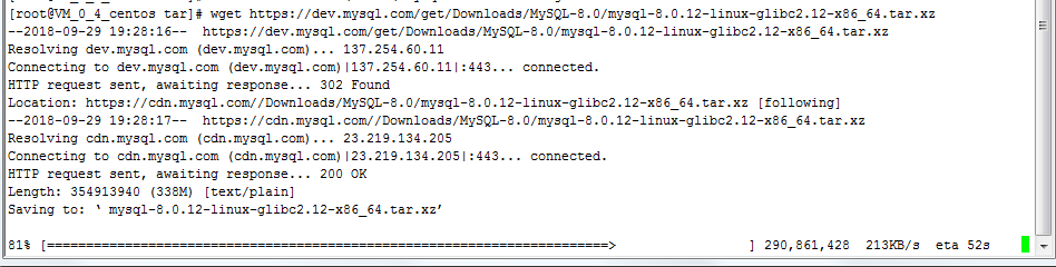 Linux下安装mysql8.0.20 - 图2