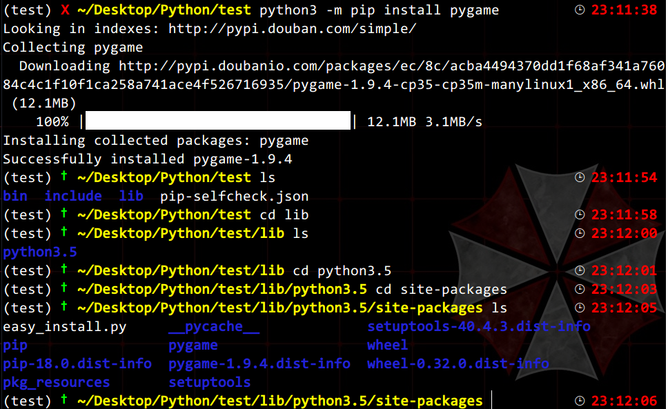 Python使用虚拟环境 - 图6