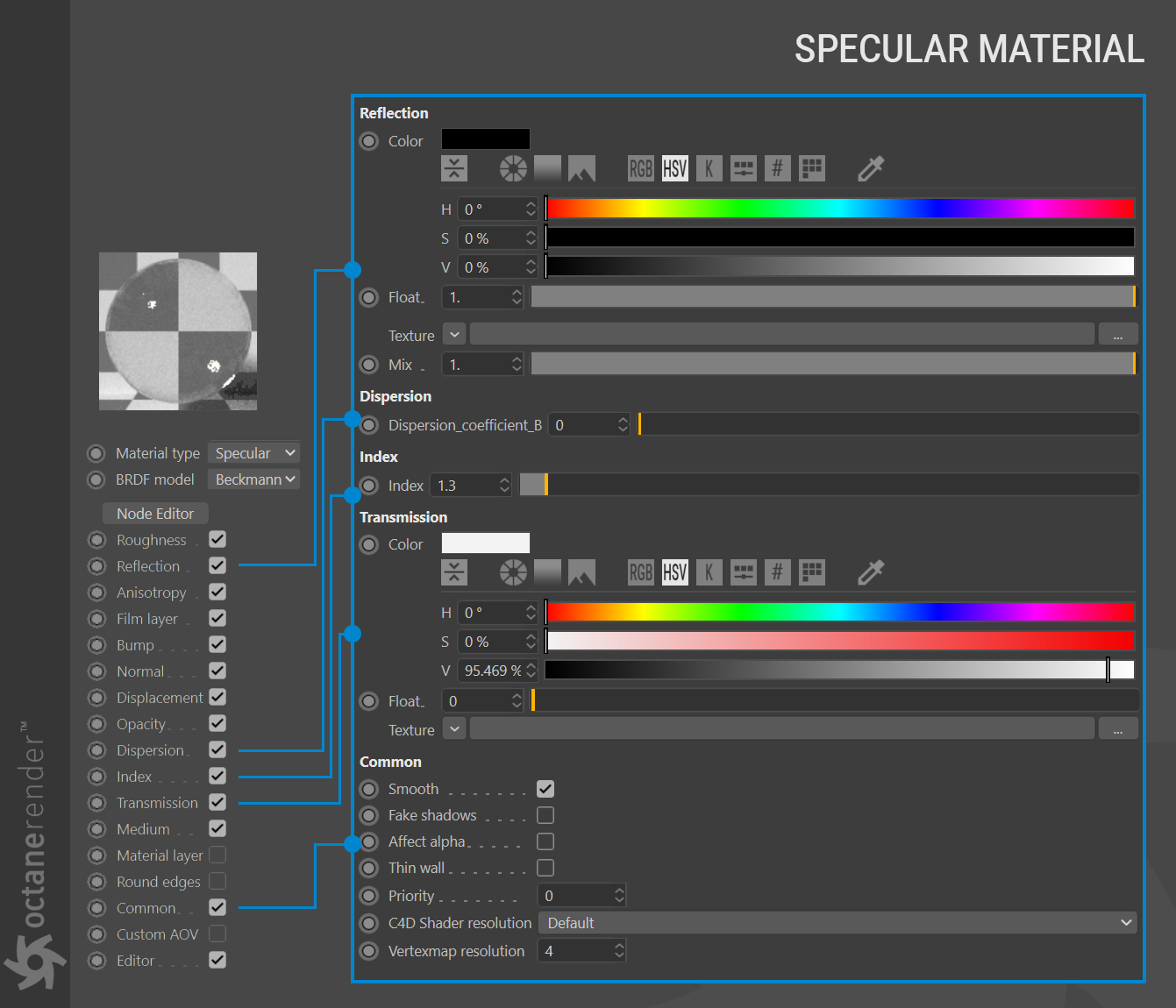 Specular Material-镜面（玻璃）材质 - 图3