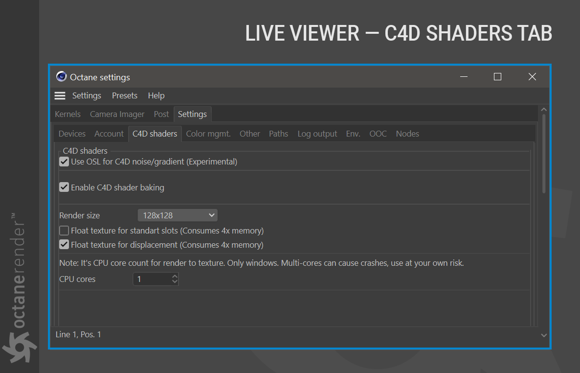 C4D Shaders Tab-C4D 着色器选项卡 - 图1