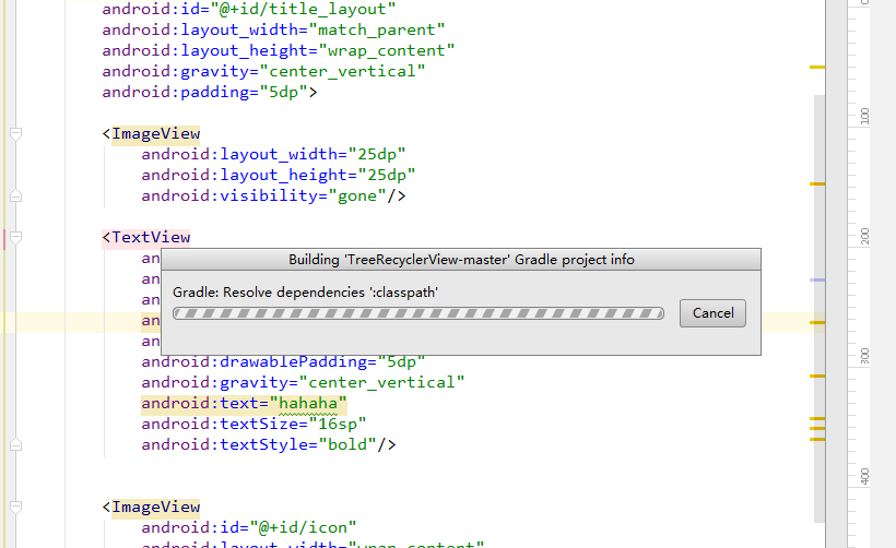 Android Studio 一直 Buliding '*' Gradle project info - 图1