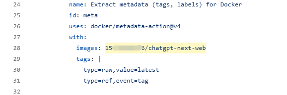 NextChat使用GithubAction打包到DockerHub - 图4
