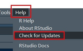12. 查看R studio 版本及更新 - 图2