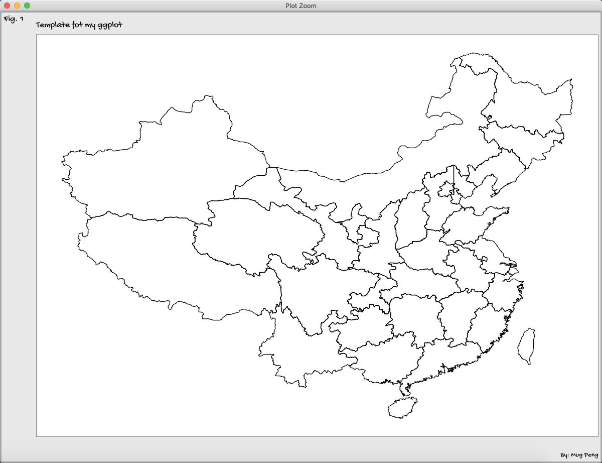 02. 将地图转成ggplot 对象处理 - 图1