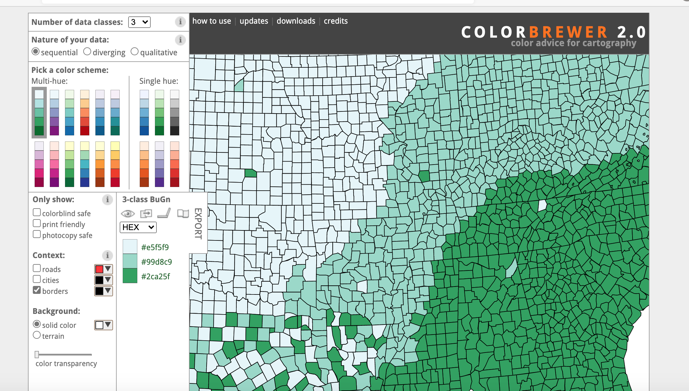 05. 使用在线网站ColorBrewer2.org - 图1