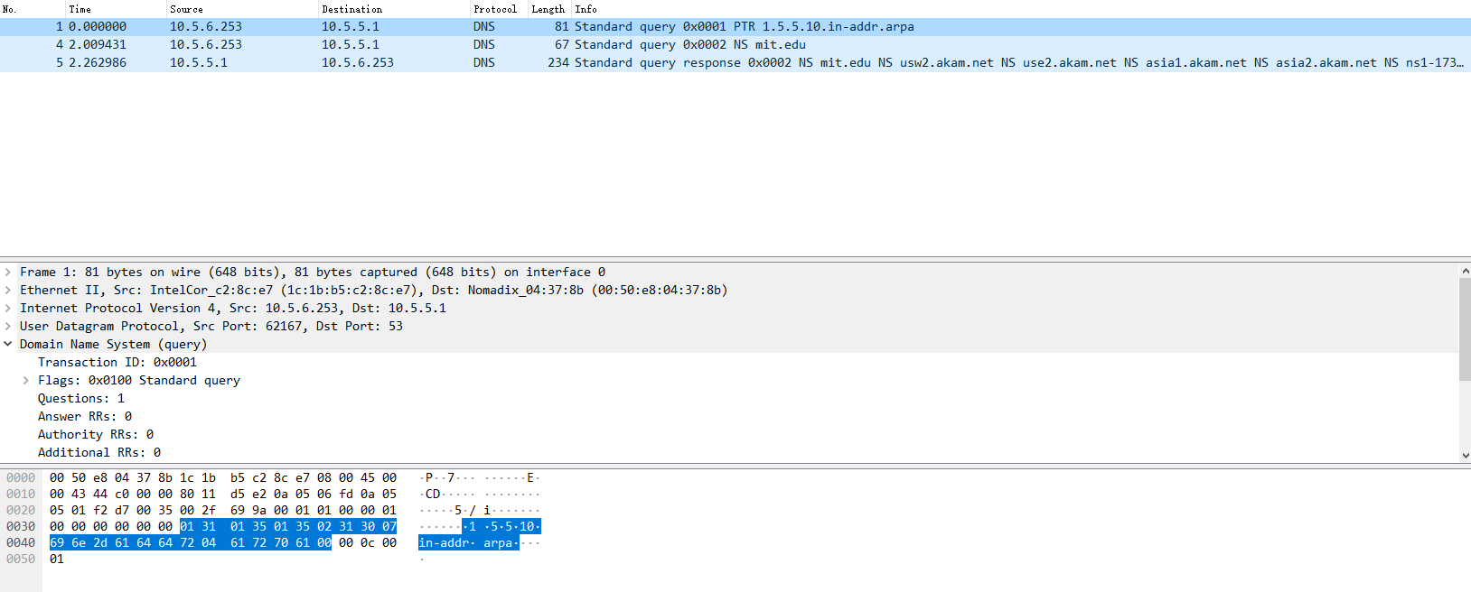 ♣ Wireshark _DNS实验答案 - 图27