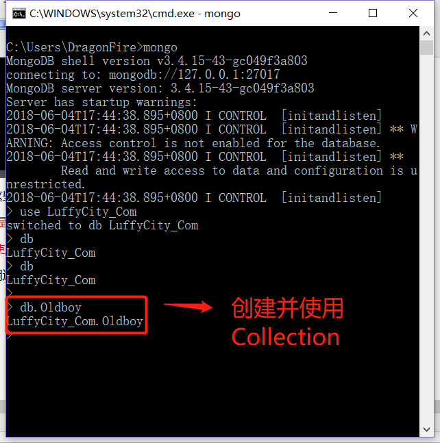 Day124 MongoDB初识,增删改查操作,数据类型,$关键字以及$修改器,"$"的奇妙用法,Array Object 的特殊操作,选取跳过排序,客户端操作 - 图13