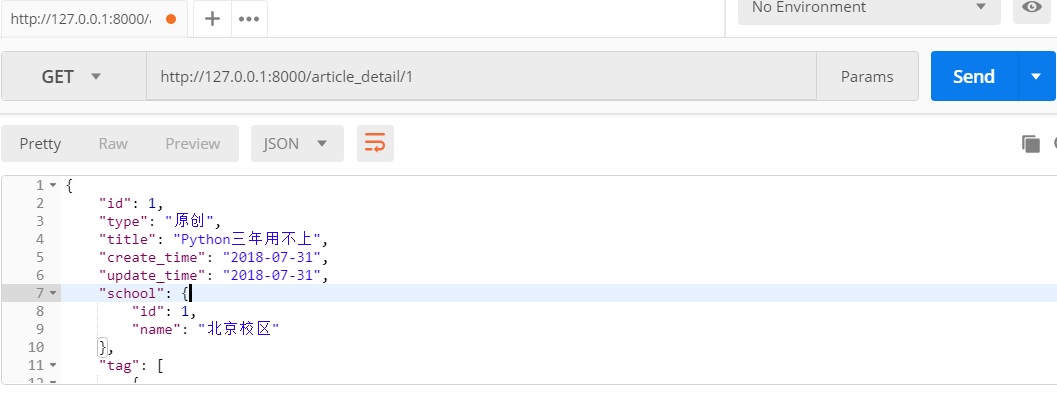 Day94 Promise,箭头函数,Django REST framework,生成json数据三种方式,serializers,Postman使用,外部python脚本调用django - 图12