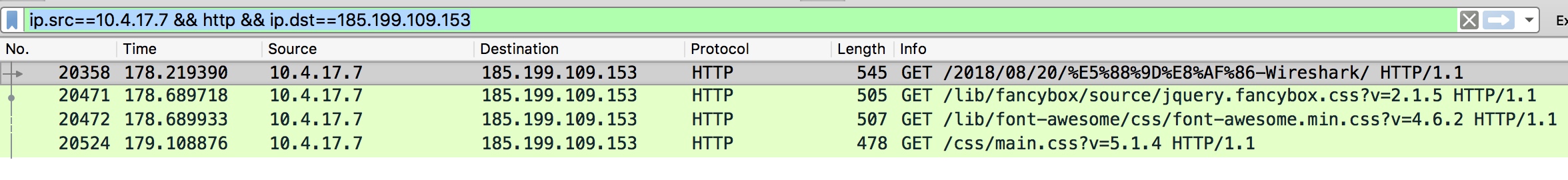 Wireshark：抓取 HTTP 包 - 图4