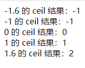 ceil() 函数：向上取整函数 - 图2