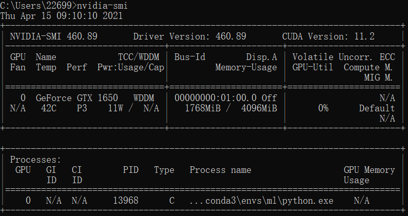 windows 和 linux 下查看GPU使用情况 - 图2