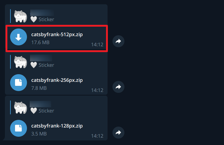 如何从Telegram下载一整套可爱的猫猫表情包？ - 图10