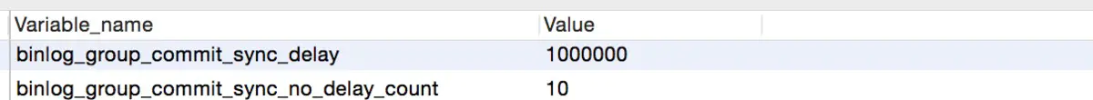 MySQL:简单insert 一秒原因排查（binlog_group_commit_sync_delay和binlog_group_commit_sync_no_delay_count ） - 图5