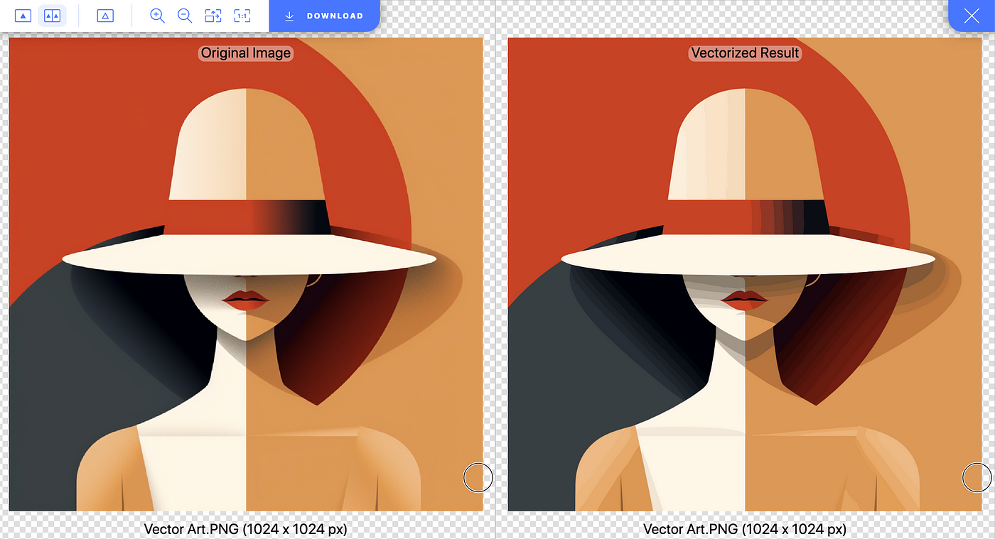 使用这个免费的 AI 工具将Midjourney图像转换为矢量！ - 图4