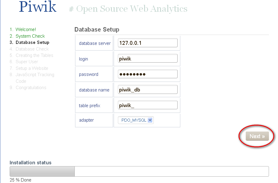 How to Install and Configure Piwik on CentOS 6.2 - 图6