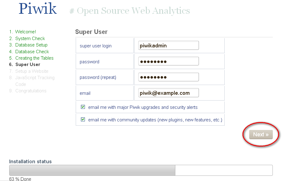 How to Install and Configure Piwik on CentOS 6.2 - 图8