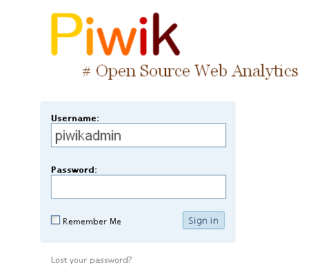 How to Install and Configure Piwik on CentOS 6.2 - 图12