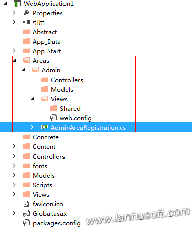 .NET MVC | Area - 图1