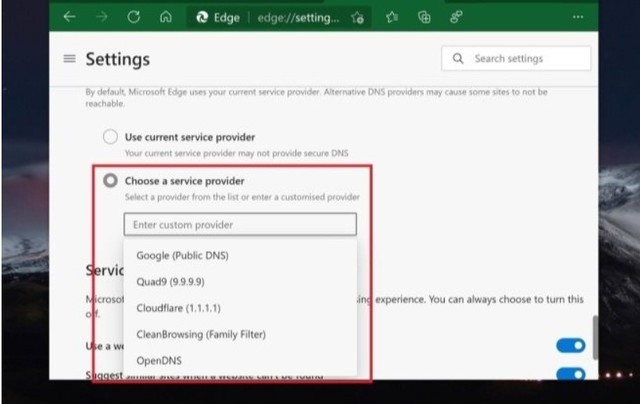 微软Edge浏览器恢复DNS over HTTPS功能 - 图1